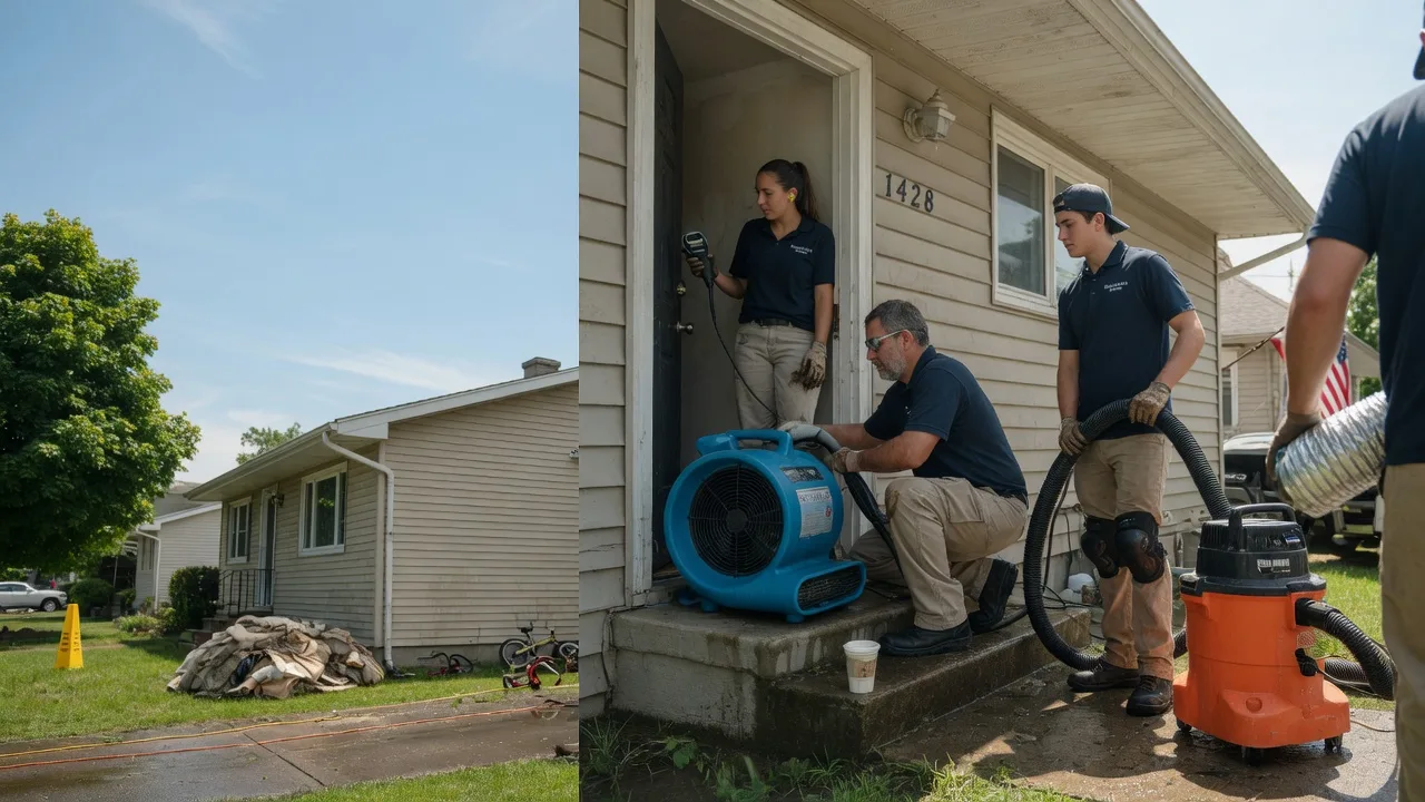 Water Damage Restoration in La Plume, PA near me